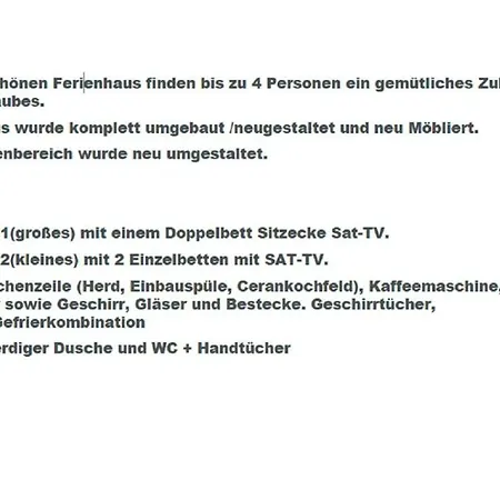 Ferienhausteube Kurort Gohrisch